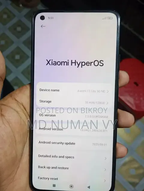 Xiaomi 11 Lite 5G NE 128 GB Black