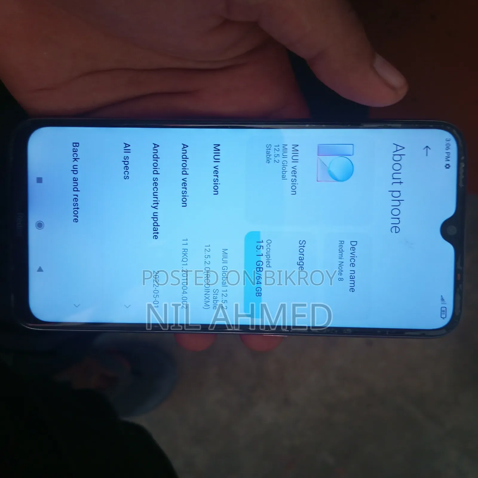 Xiaomi Redmi Note 8 64 GB Rose Gold