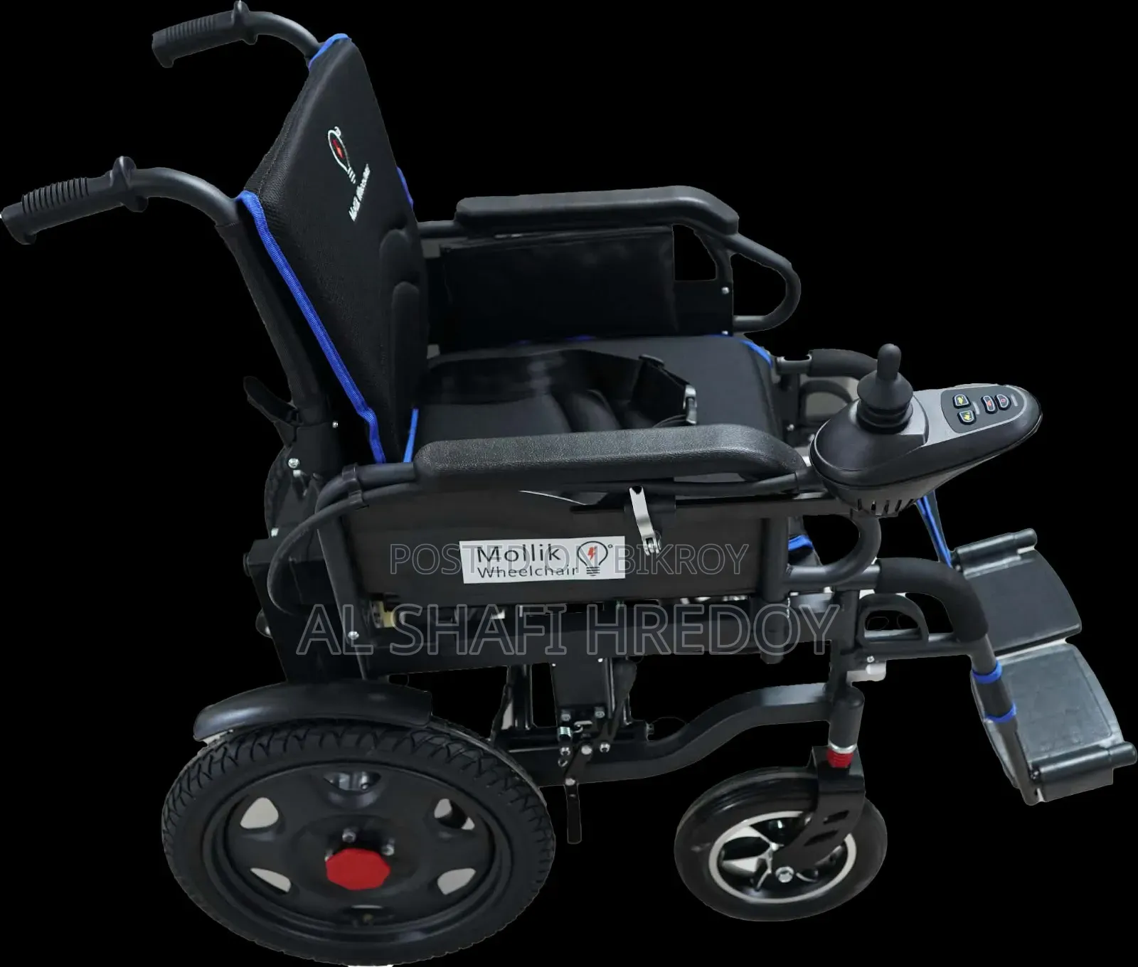 Electric Wheelchair (Battery Operated) 2025 Black