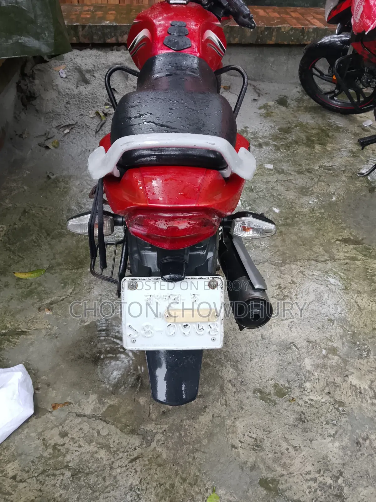 TVS Metro Plus 2016 Red