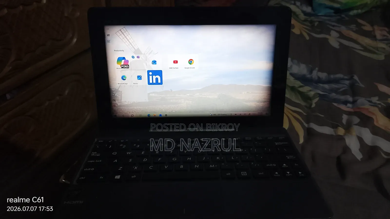 Laptop Asus Transformer Book T100TAF 1GB Intel Atom SSD 32GB