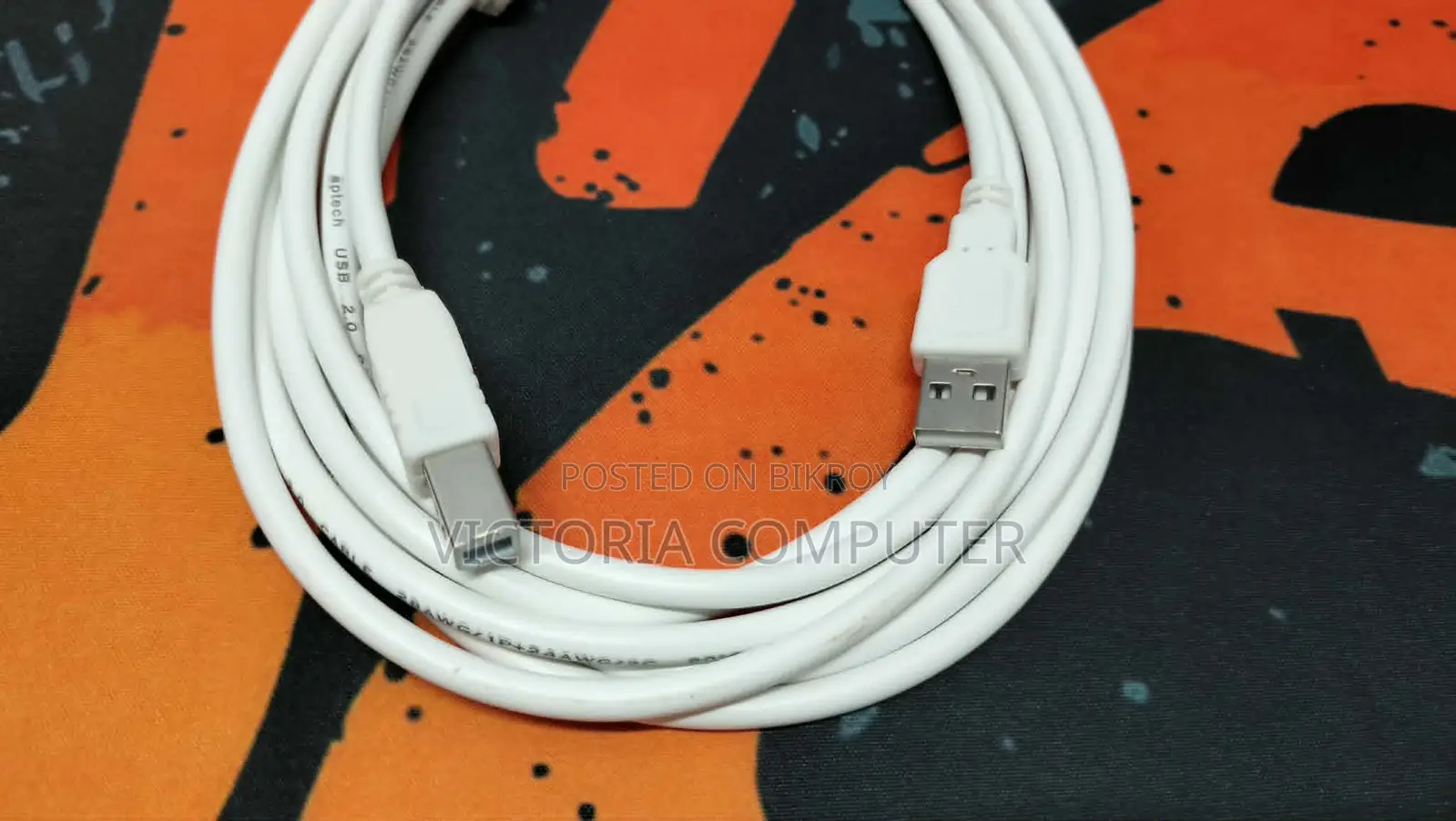 Usb 2.0 Type-a To Type-b Printer Cable.