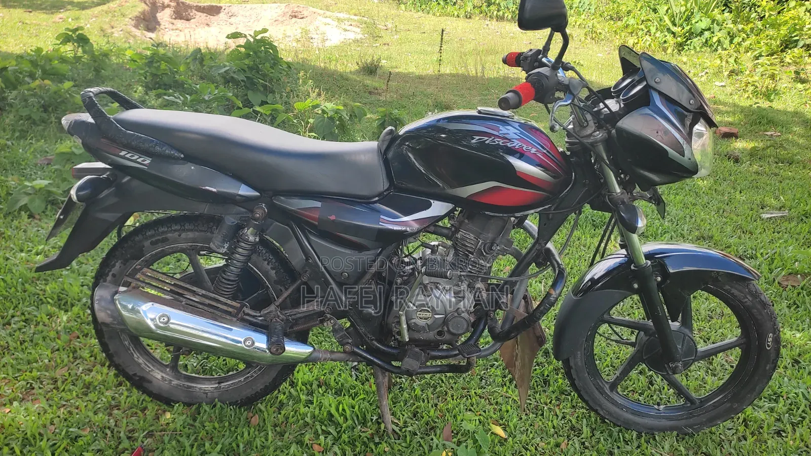 Bajaj Discover 100 2017 Black