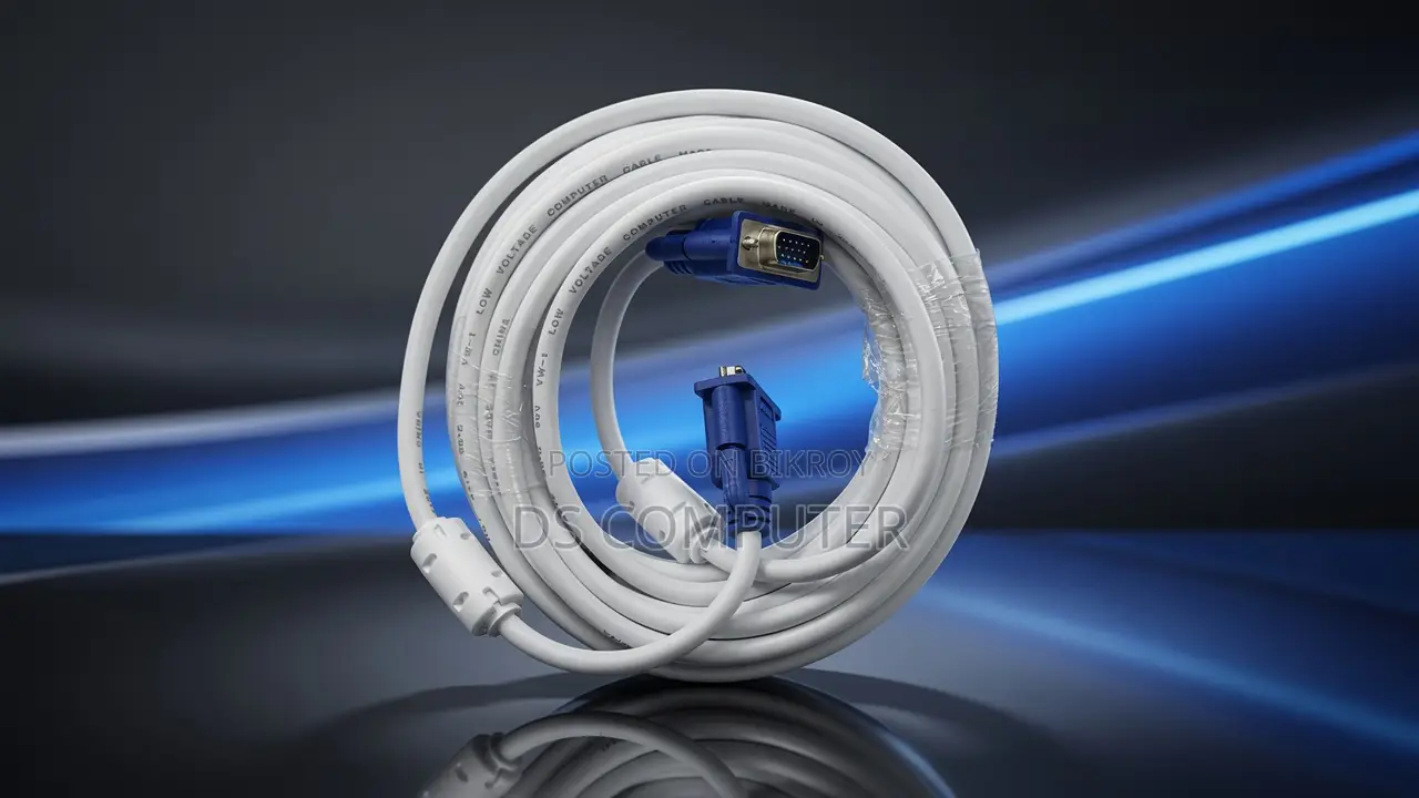 10 Meter Long VGA Cable for Desktop [New]