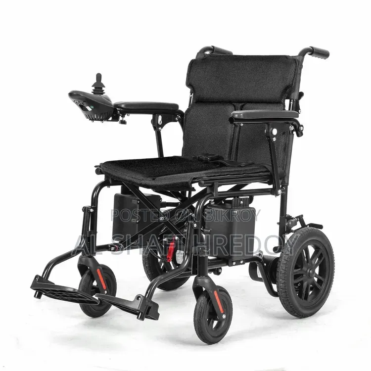 Electric Wheelchair (Battery Operated) 2025 Black