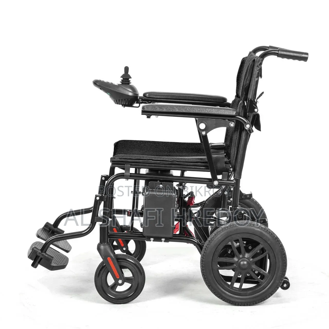 Electric Wheelchair (Battery Operated) 2025 Black