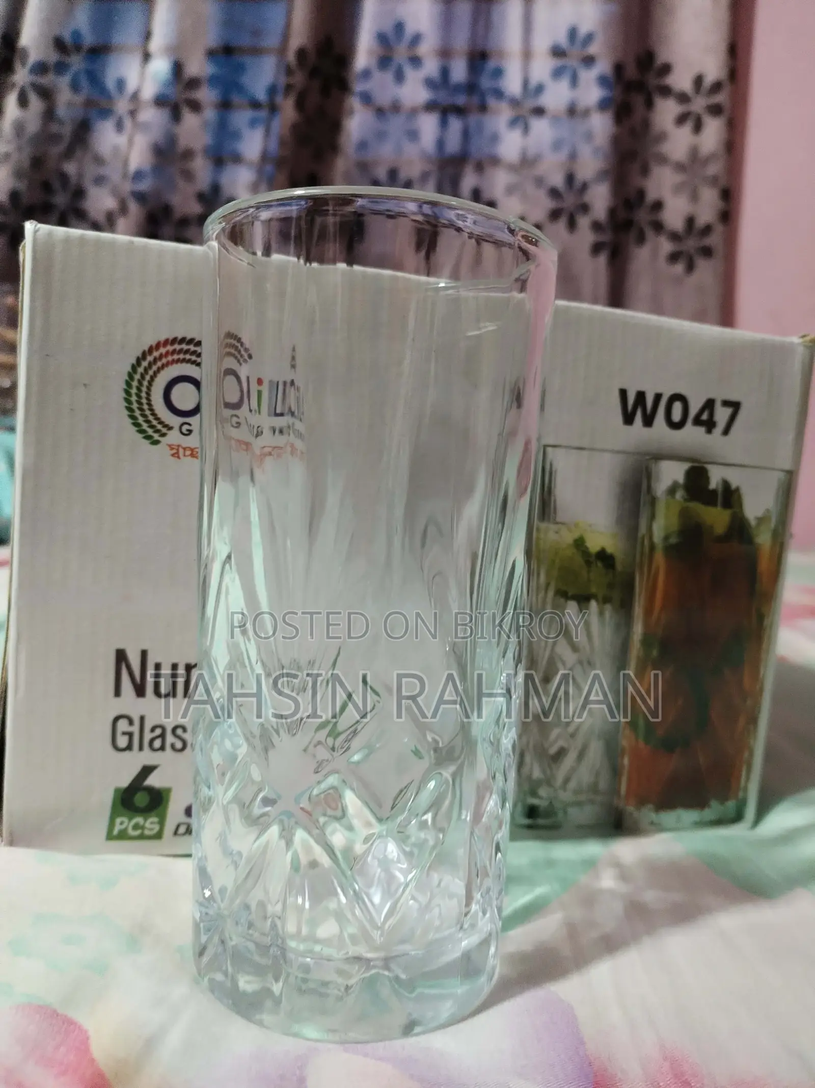ব্র্যান্ড নিউ ড্রিংকিং গ্লাস সেট