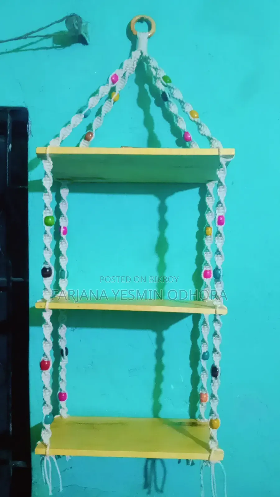 Macrame Wall Hanging Shelf