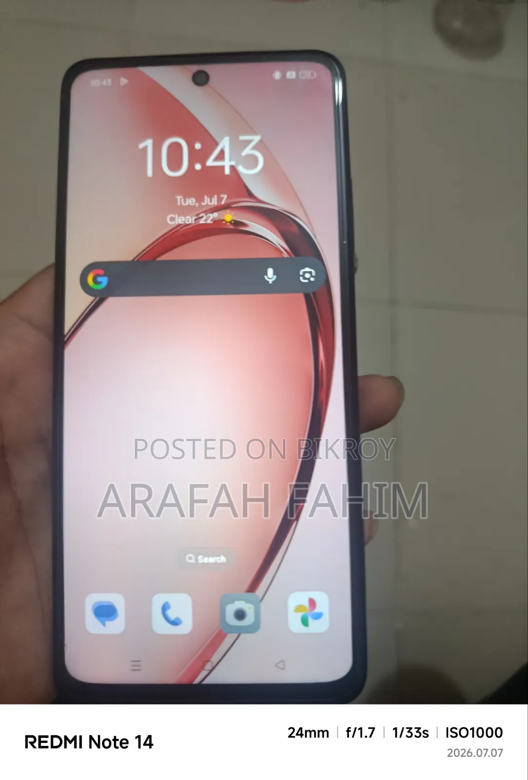 Oppo A3x 64 GB Red