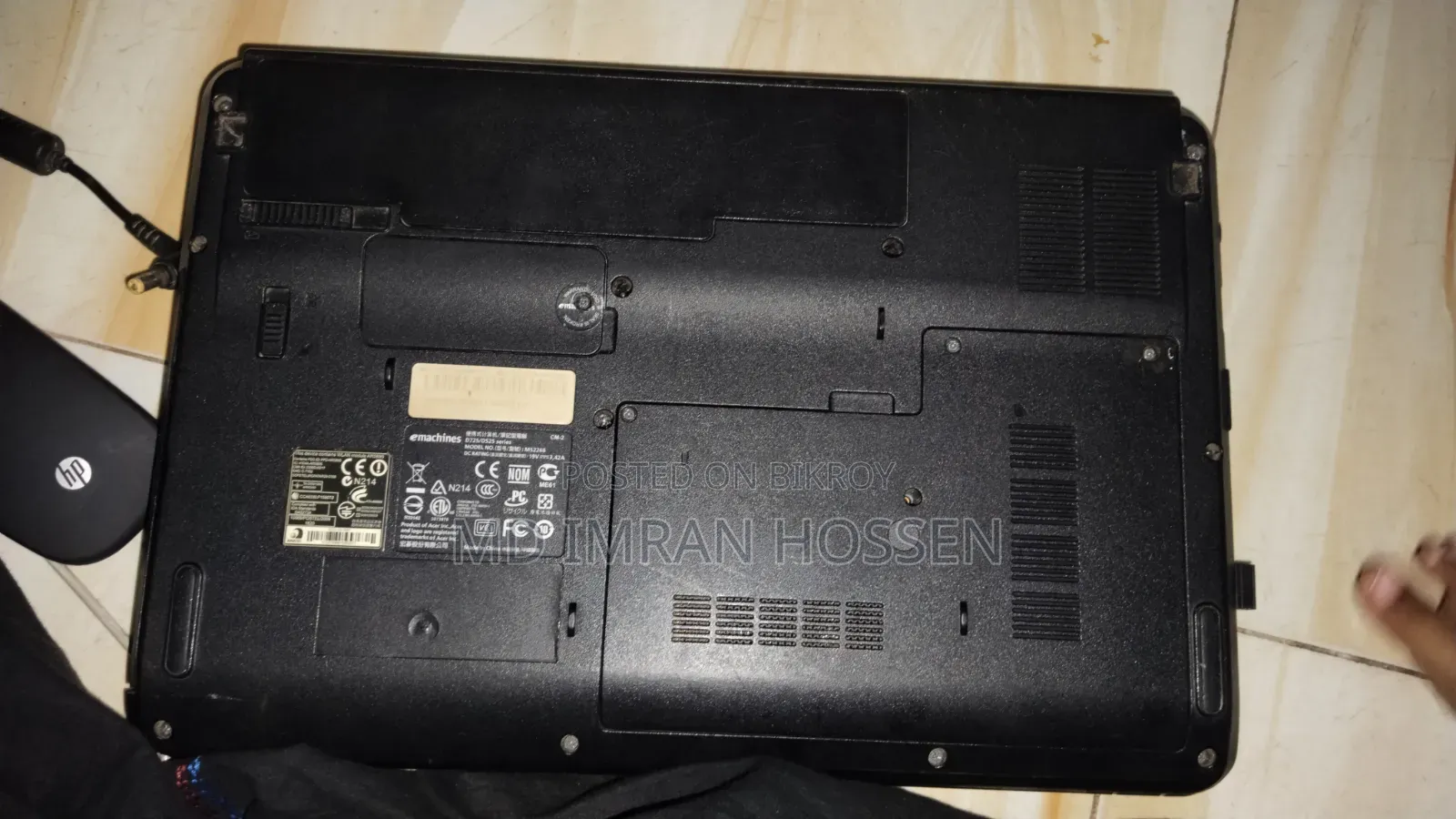 Laptop eMachines 4GB Intel Celeron HDD 256GB