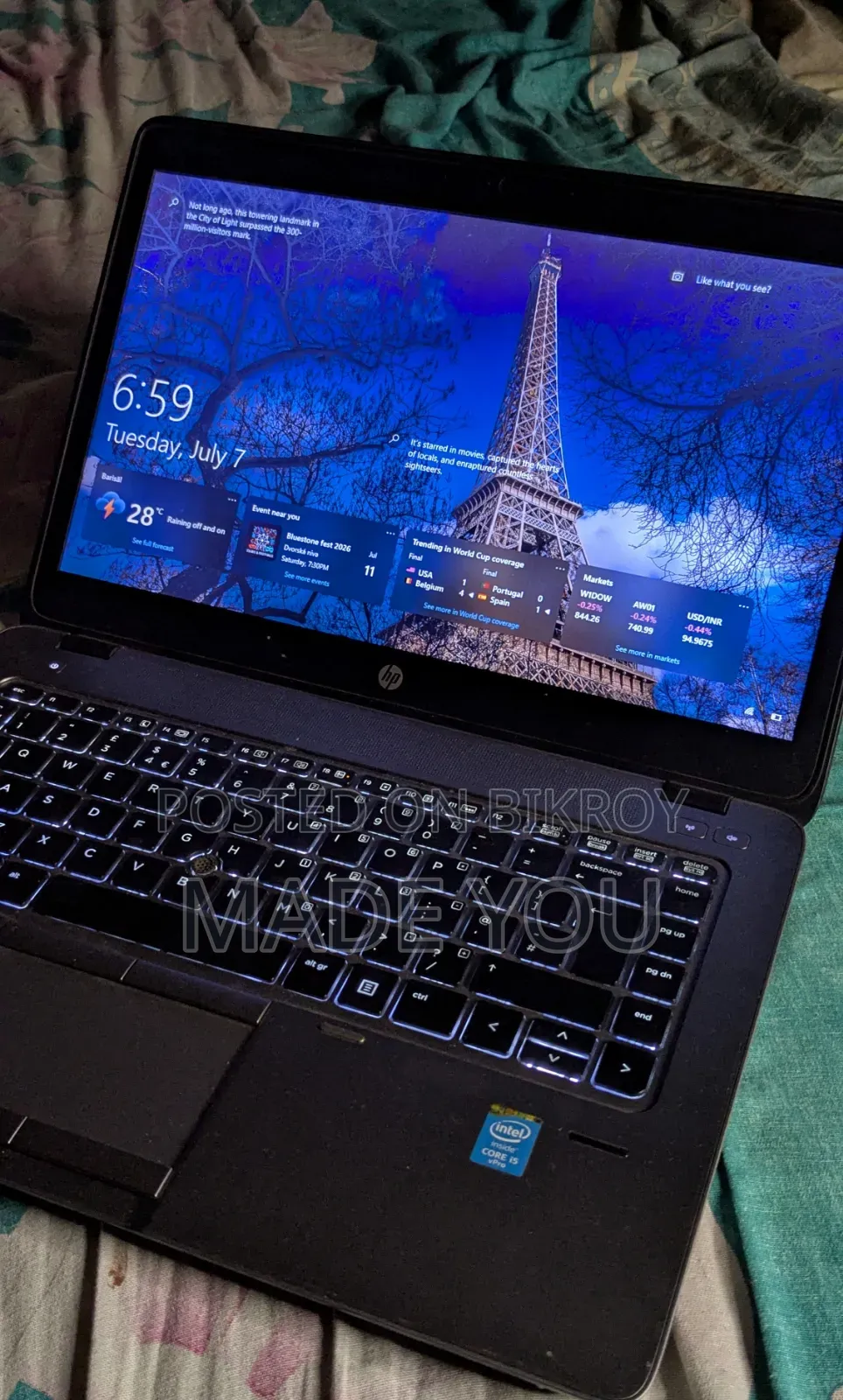 Laptop HP EliteBook 840 G3 8GB Intel Core I5 SSD 256GB