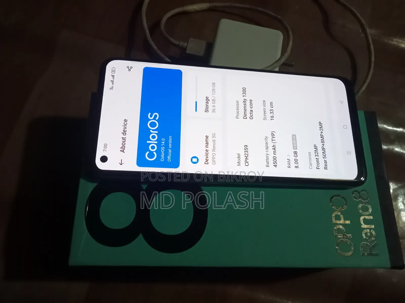 Oppo Reno8 128 GB Pink