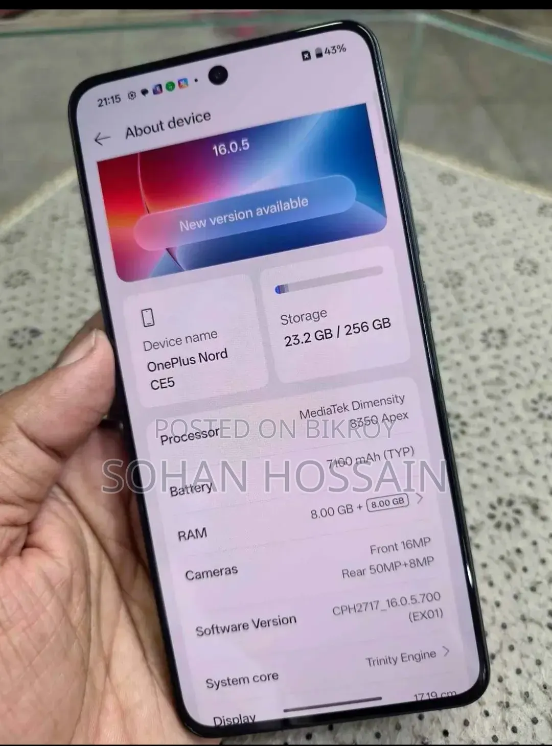 OnePlus Nord CE 5G 256 GB Black