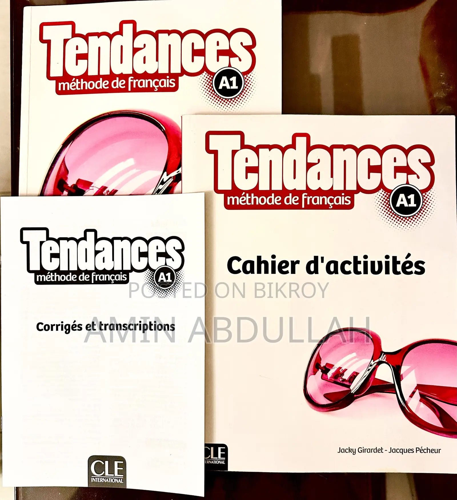 French Language Learning Books 'Tendances (A1 A2 B1)'