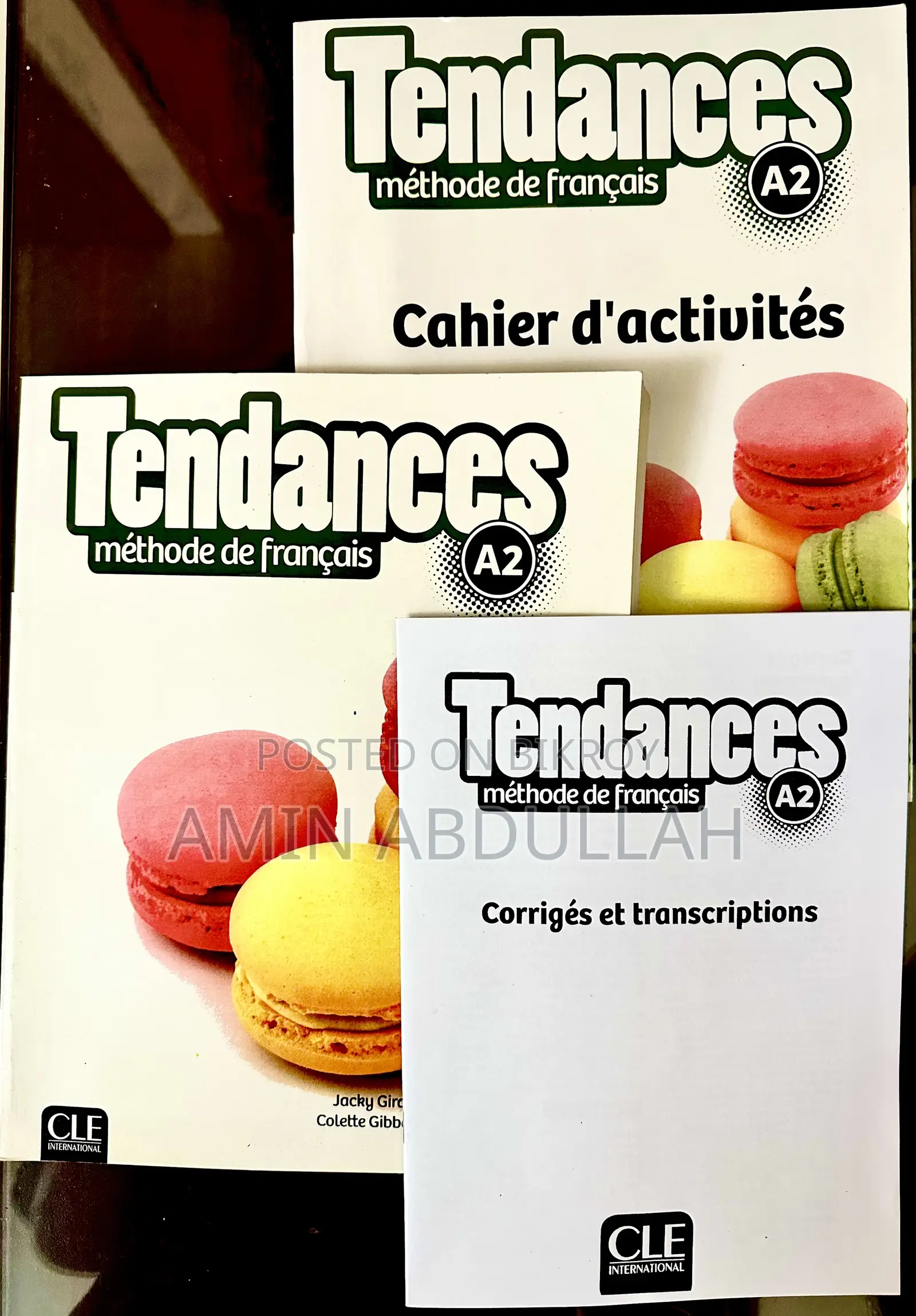 French Language Learning Books 'Tendances (A1 A2 B1)'