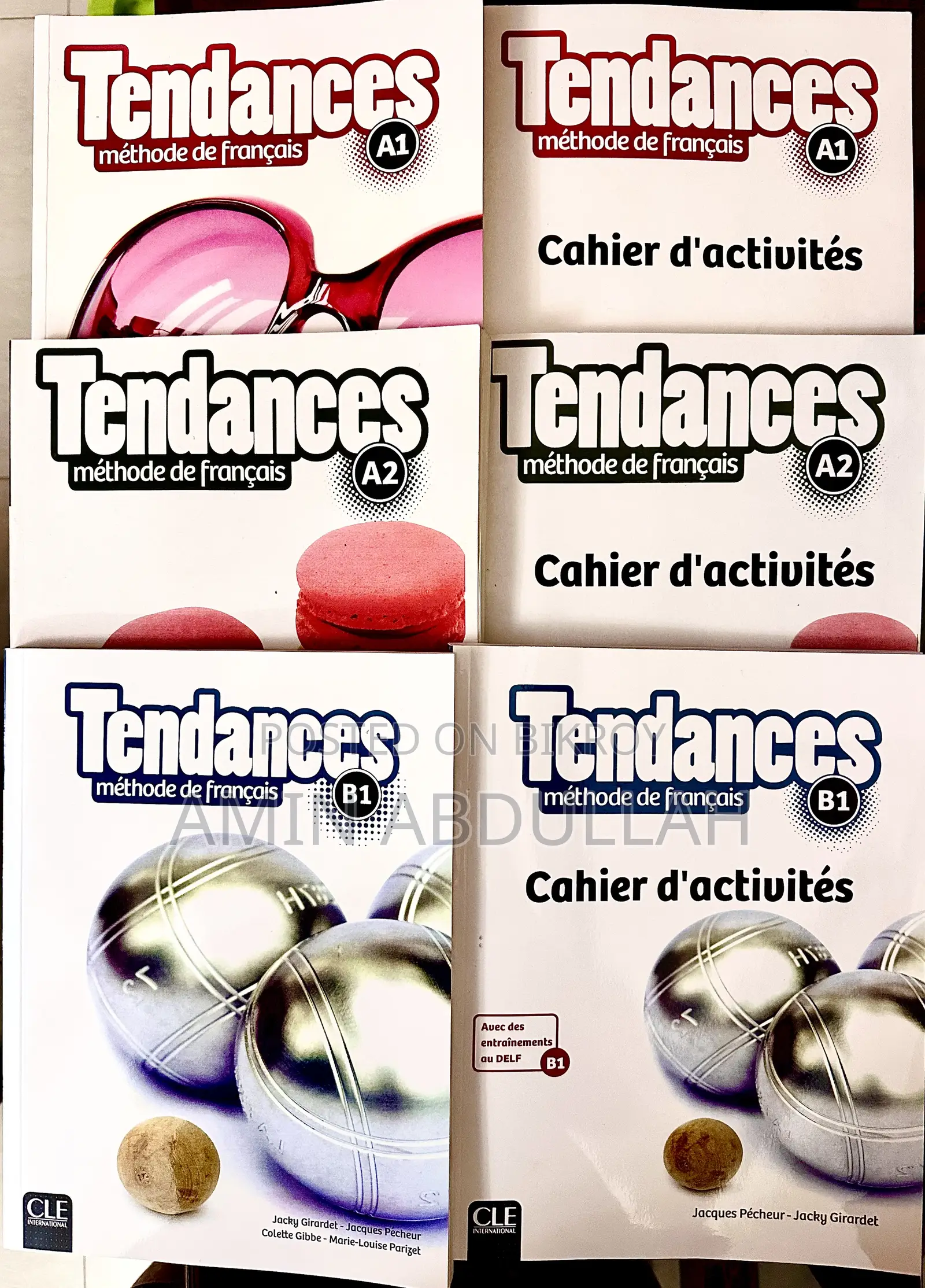 French Language Learning Books 'Tendances (A1 A2 B1)'