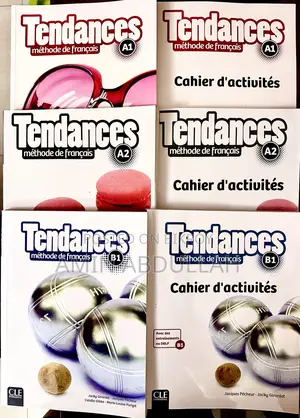 French Language Learning Books 'Tendances (A1 A2 B1)'