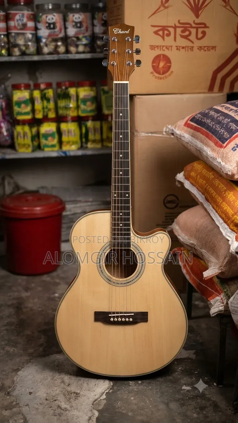 Chord Acoustic Guitar With Cutaway (Almost New) - Used for 1 month