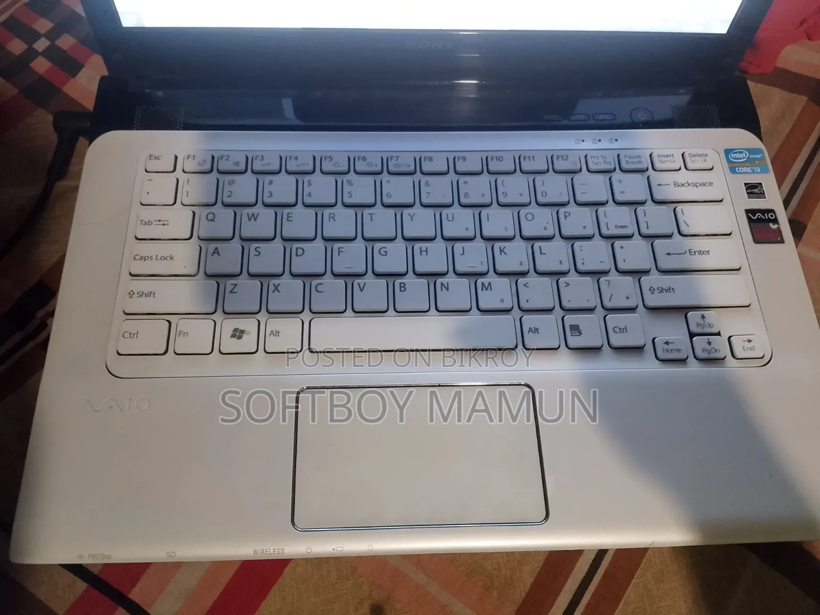 Laptop Sony 6GB Intel Core I3 SSD 128GB