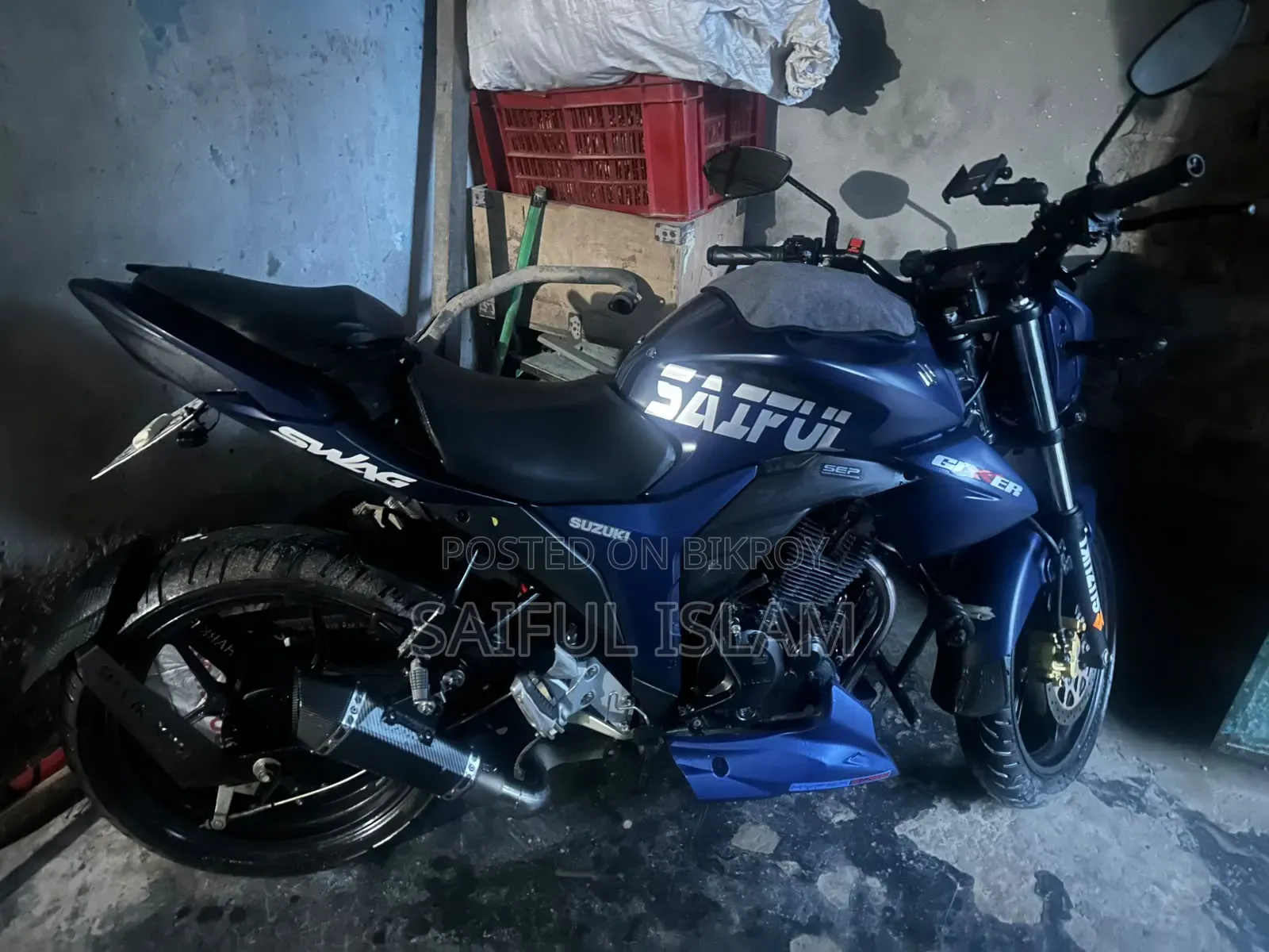 Suzuki Gixxer Monotone 2024 Blue