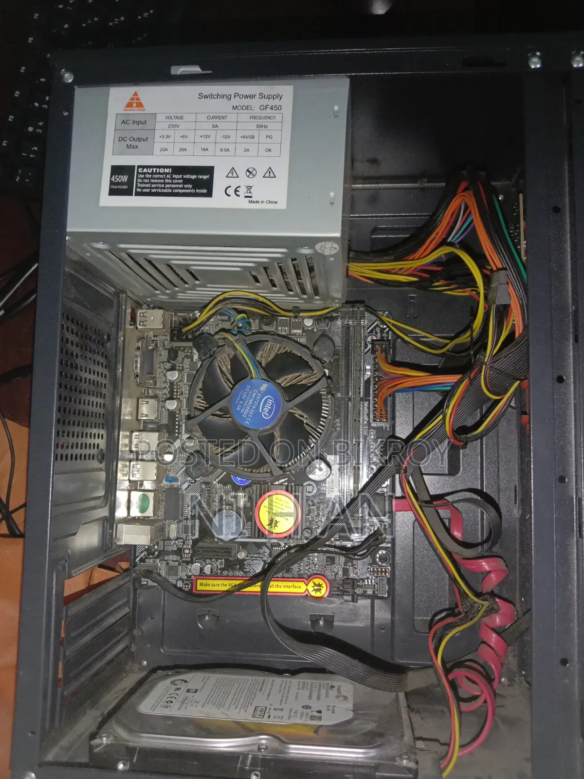 Desktop Computer 8GB Intel Core i3 HDD 500GB