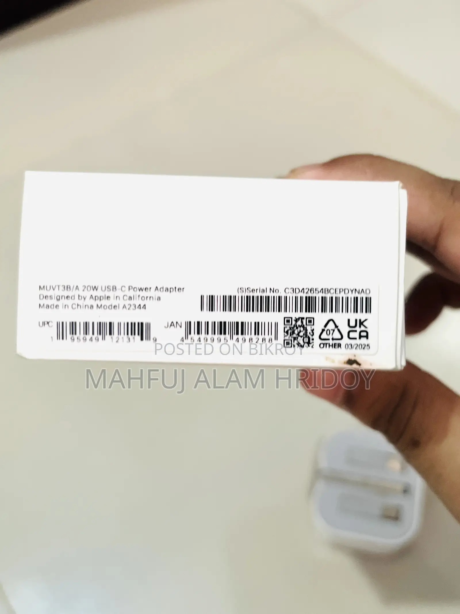 iPhone 20W High Master Copy Adapter