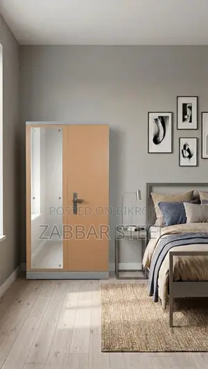 Two Door Steel Almirah – Modern Design, Maximum Storage