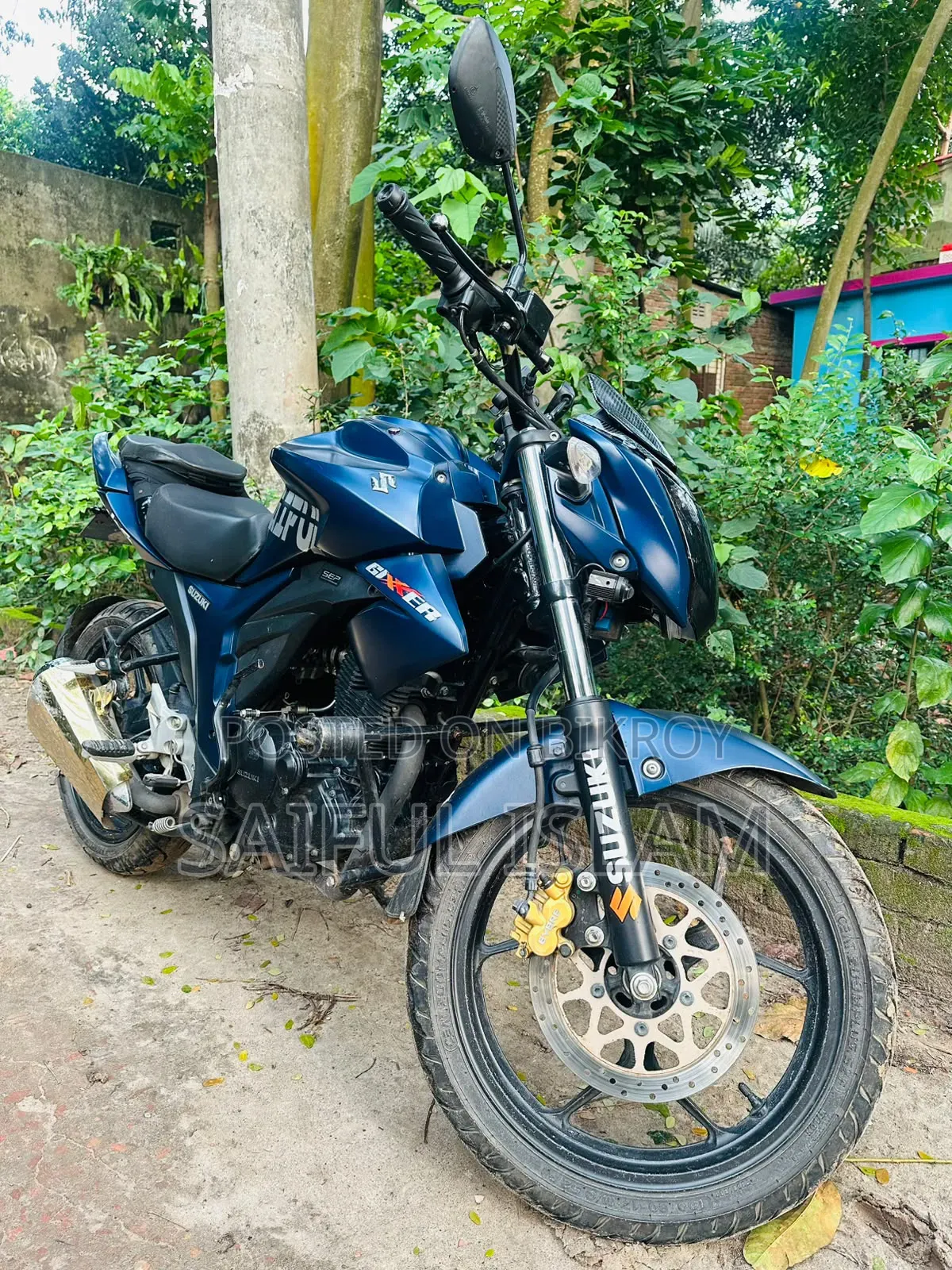 Suzuki Gixxer Monotone 2024 Blue