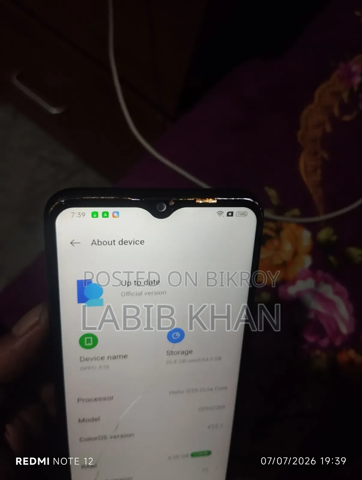 Oppo A16 64 GB Blue