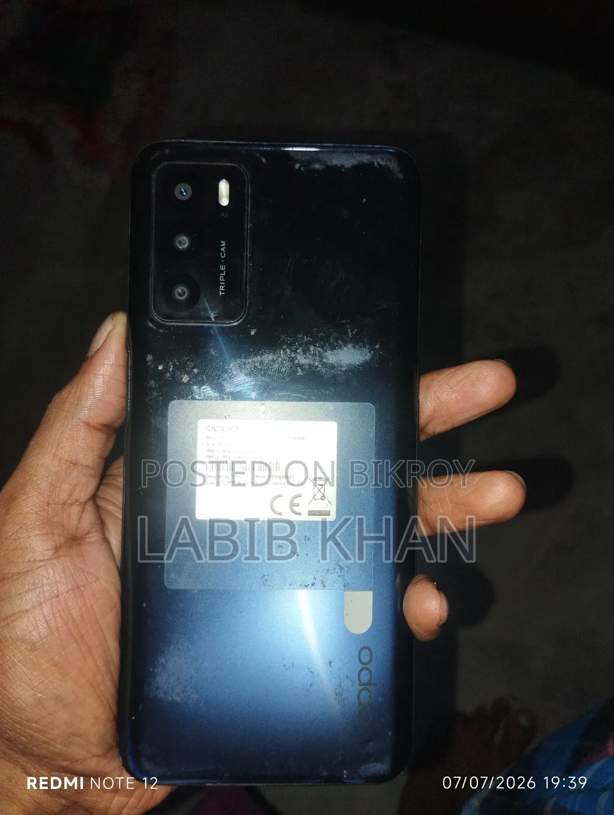 Oppo A16 64 GB Blue