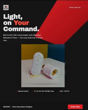 B22 to E27 Led Lamp Holder
