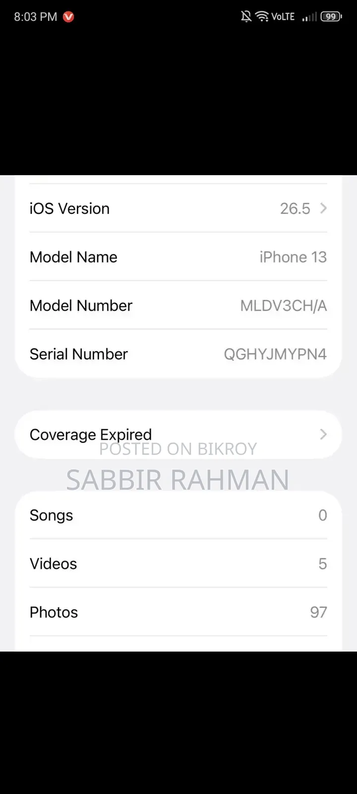 Apple iPhone 13 128 GB White