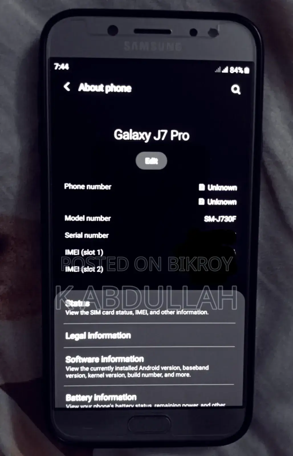 Samsung Galaxy J7 Pro 64 GB Silver