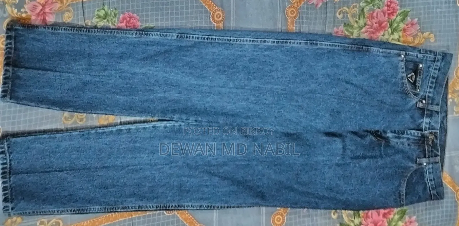 এক্সপোর্ট কোয়ালিটি ব্লু জিন্স প্যান্ট (ব্র্যান্ড নিউ/ইনট্যাক্ট) - সাইজ ৩২