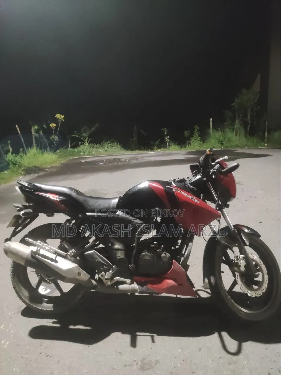 TVS Apache RTR 160 2V 2013 Red