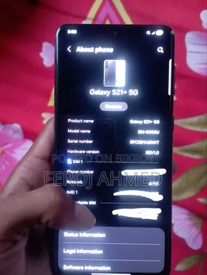 New Samsung Galaxy S21+ 5G 128 GB Black