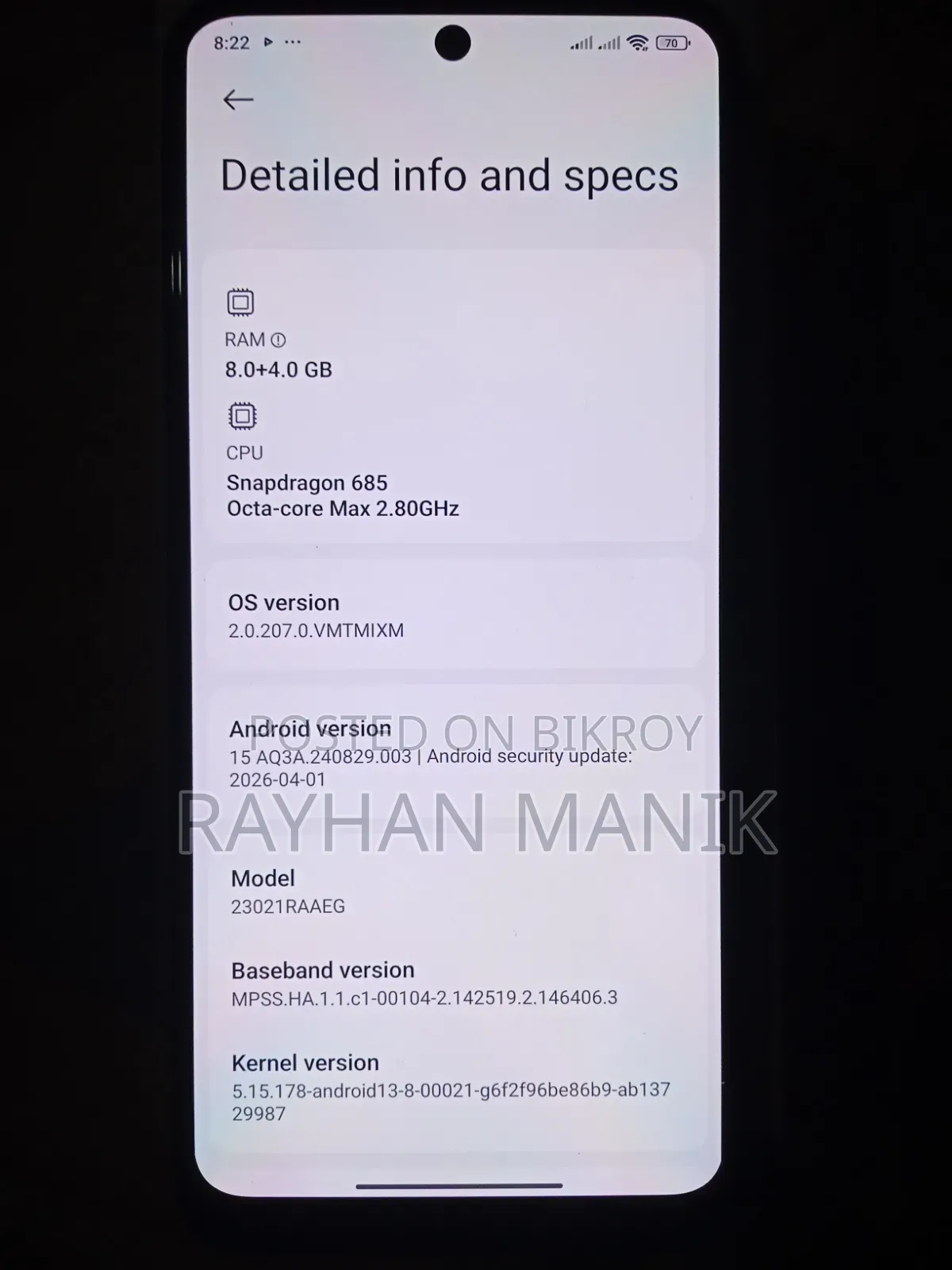 Xiaomi Redmi Note 12 128 GB Blue