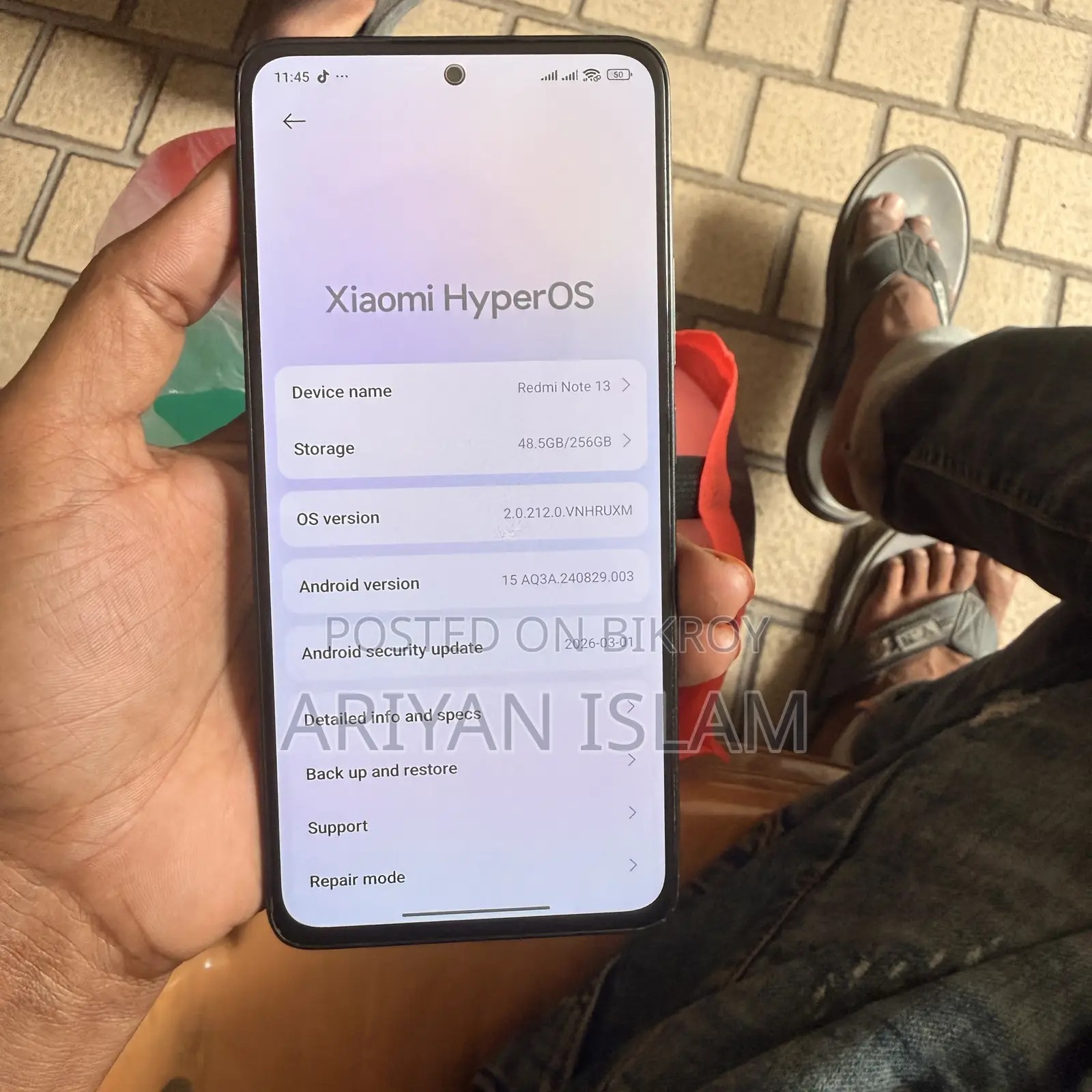 Xiaomi Redmi Note 13 256 GB Black