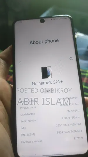 Samsung Galaxy S21 5G 128 GB Black