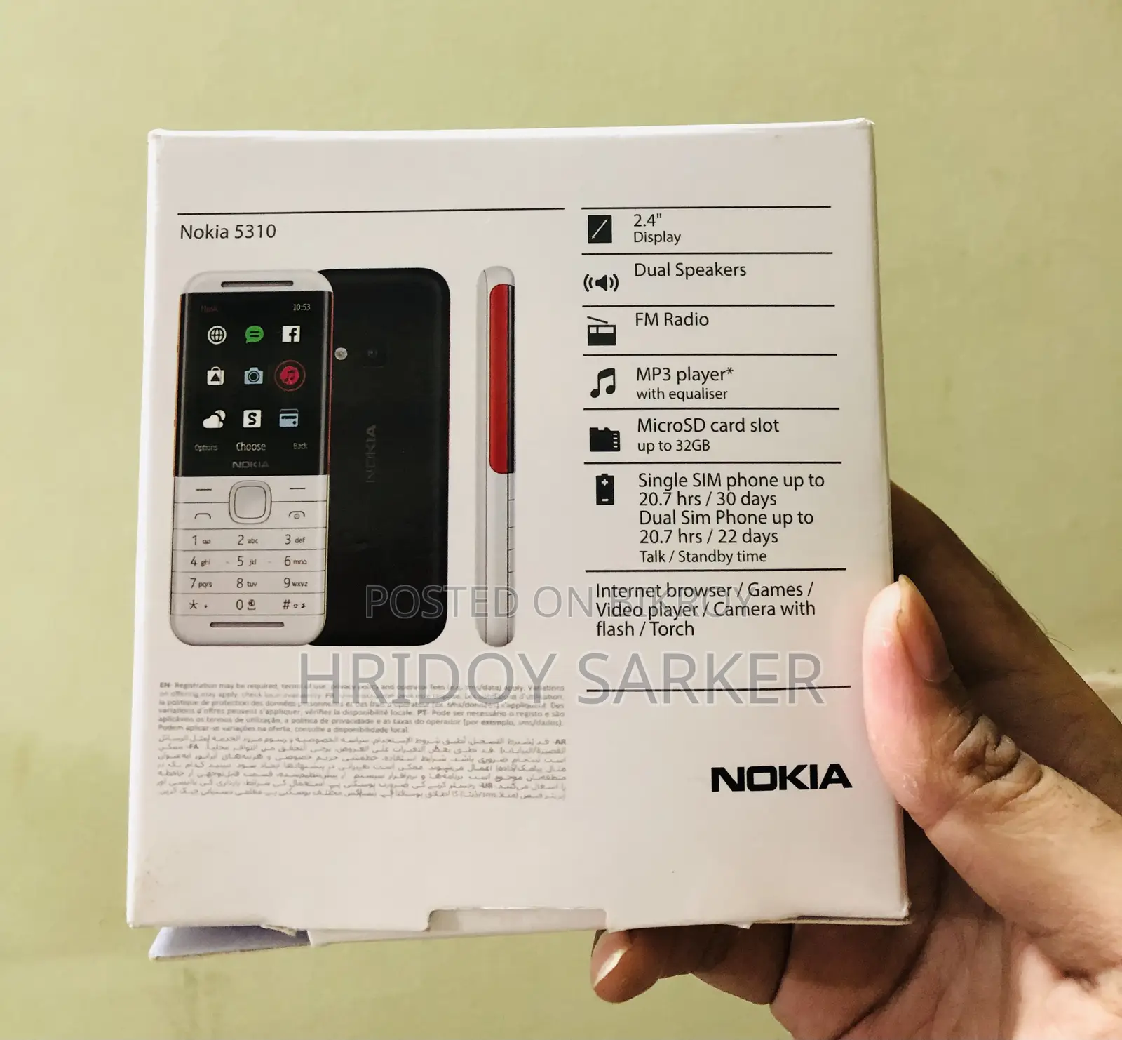 New Nokia 5310 XpressMusic White