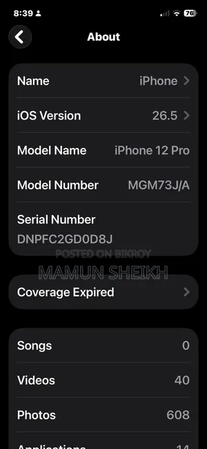 Apple iPhone 12 Pro 128 GB Gold