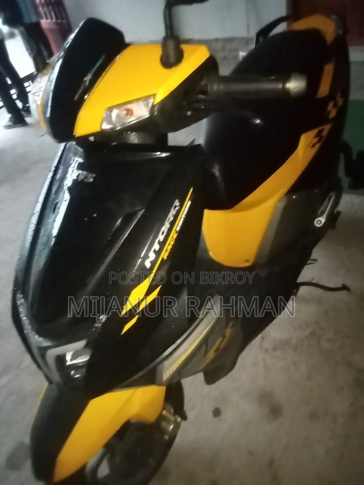 TVS Ntorq 125 2021 Yellow
