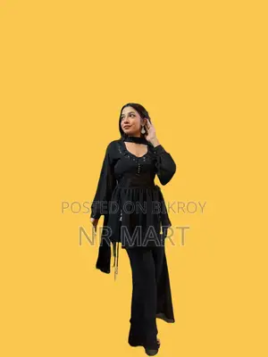 জর্জেট সিকুয়েন্স থ্রি পিস