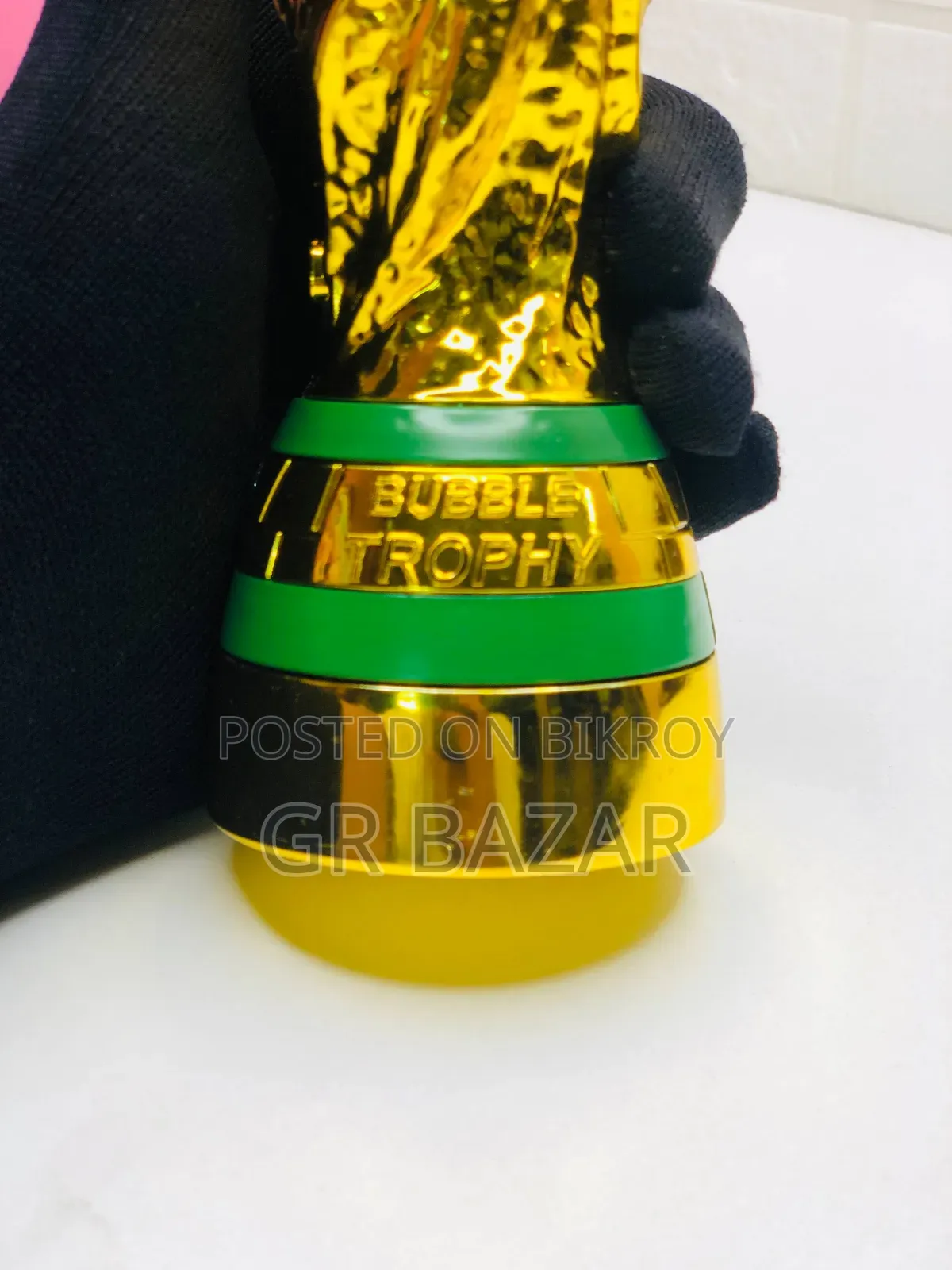 Bubble Electric Foam Blowing Trophy