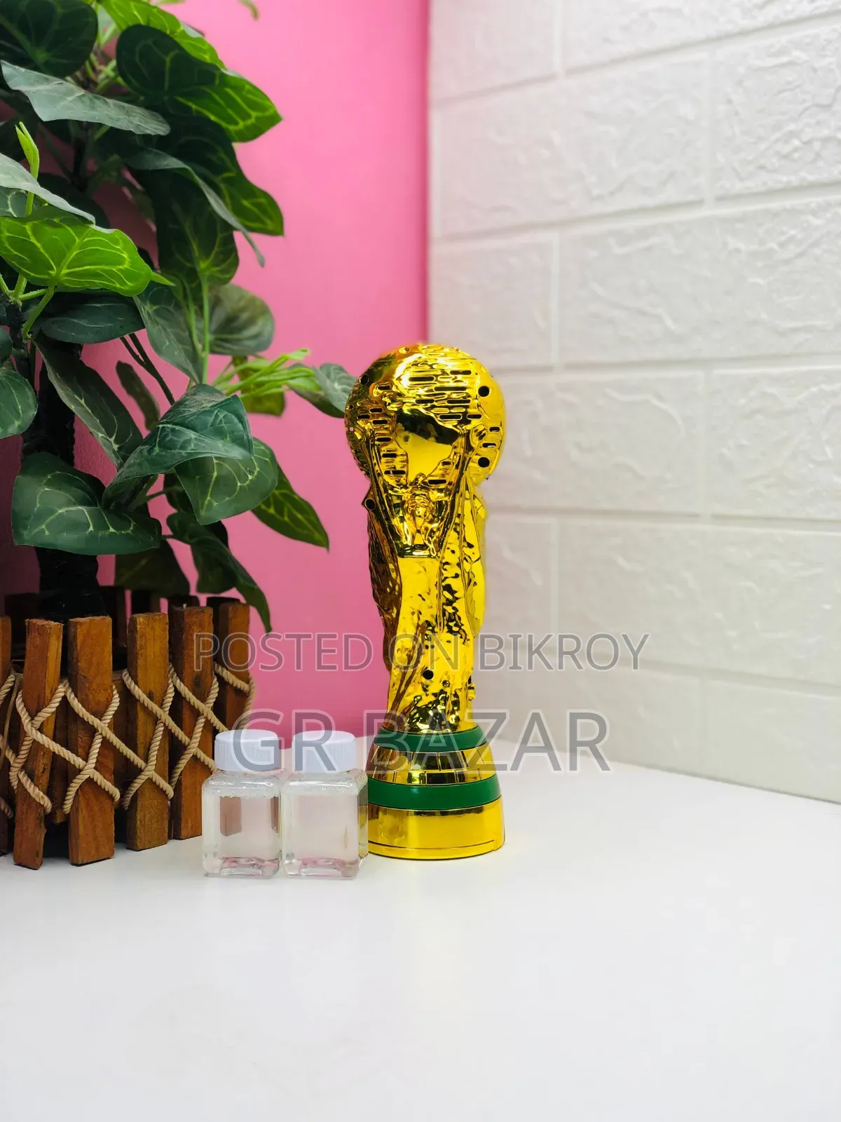 Bubble Electric Foam Blowing Trophy