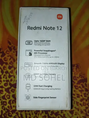 Xiaomi Redmi Note 12 128 GB Blue