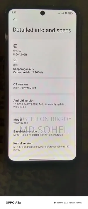 Xiaomi Redmi Note 12 128 GB Blue