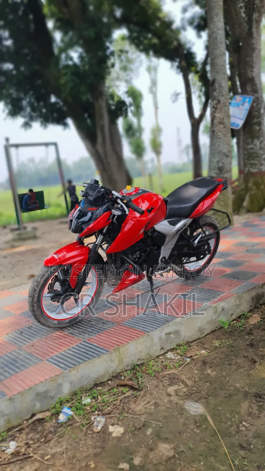 TVS Apache 160 4V 2022 Red