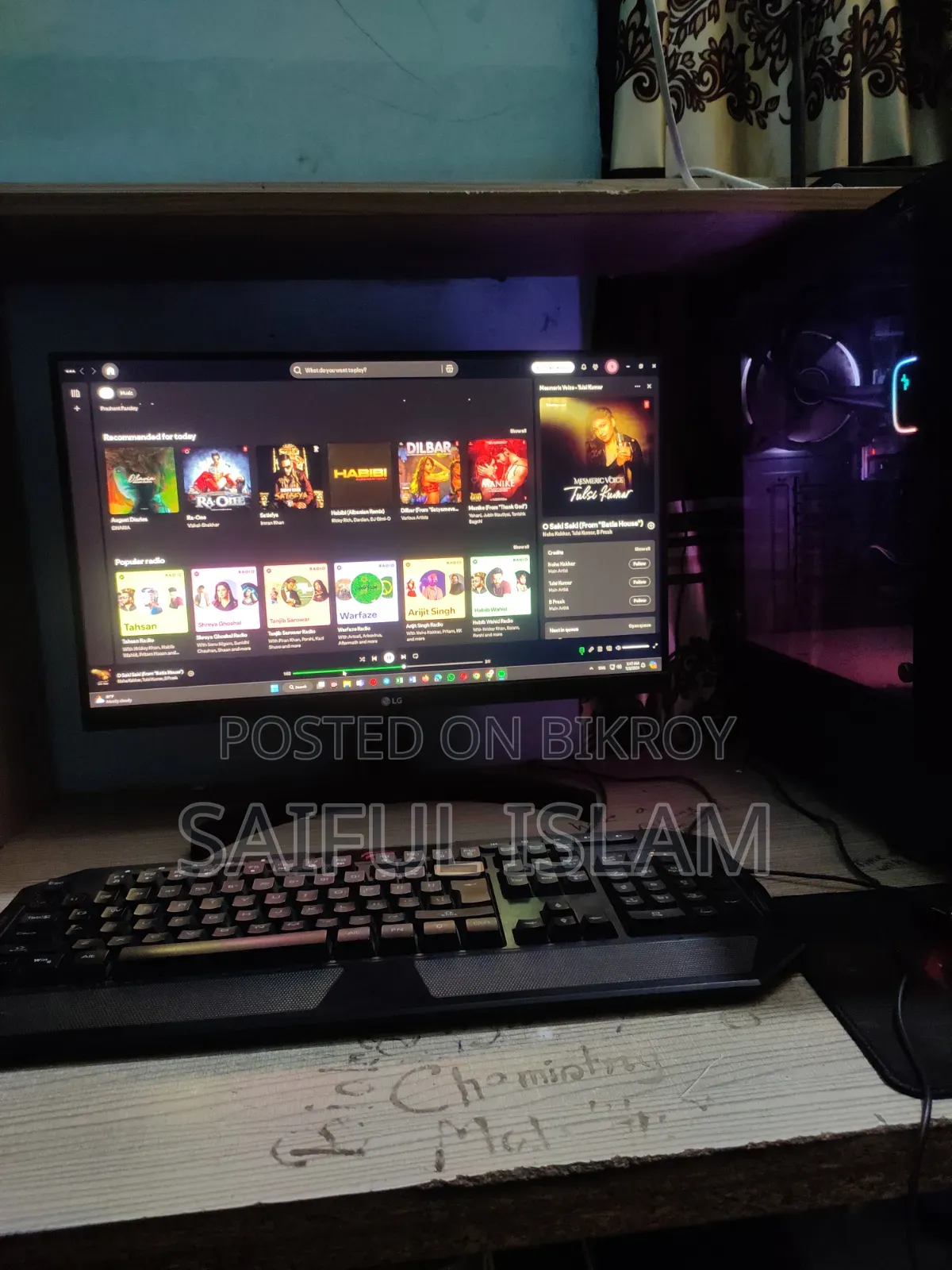 Desktop Computer Asus 8GB Intel Core i5 HDD+SSD 1.5TB