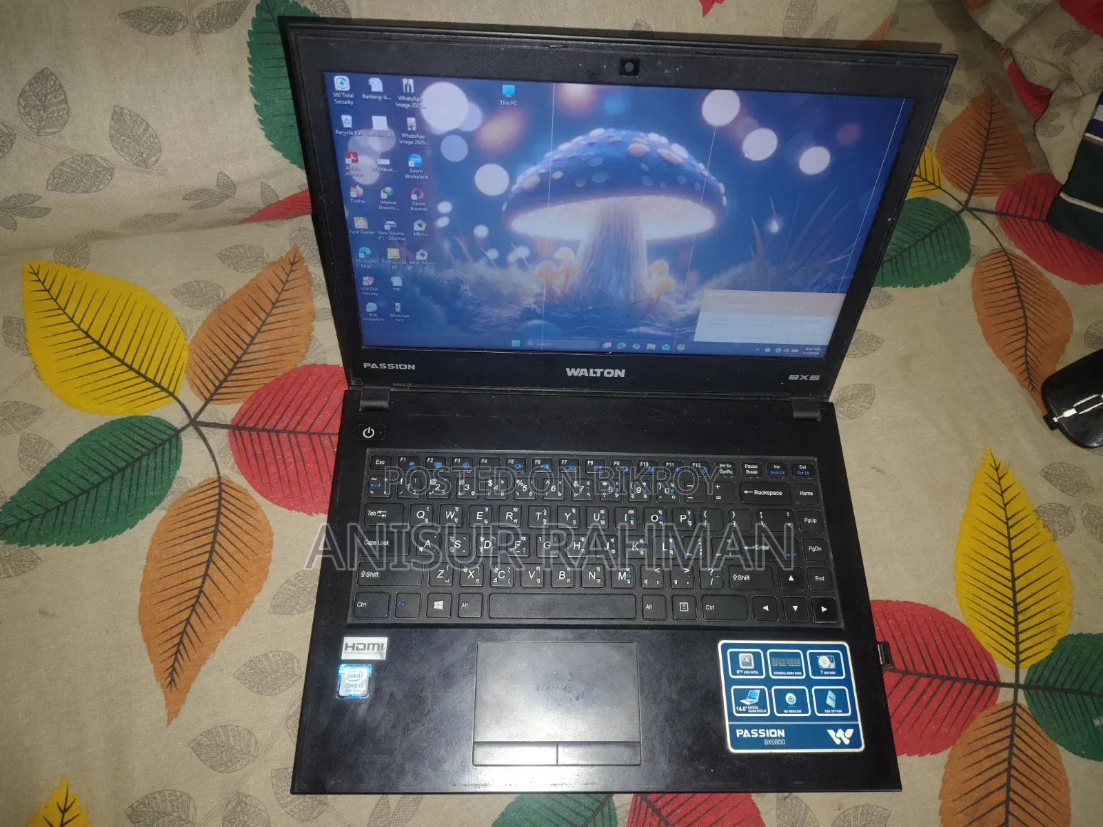 Laptop 8GB Intel Core I5 SSD 128GB